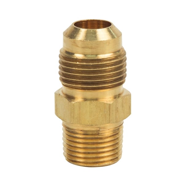 Thrifco Plumbing No. 48 3/8 Inch Flare x 1/4 Inch MIP Brass Adapter 4401137 - main